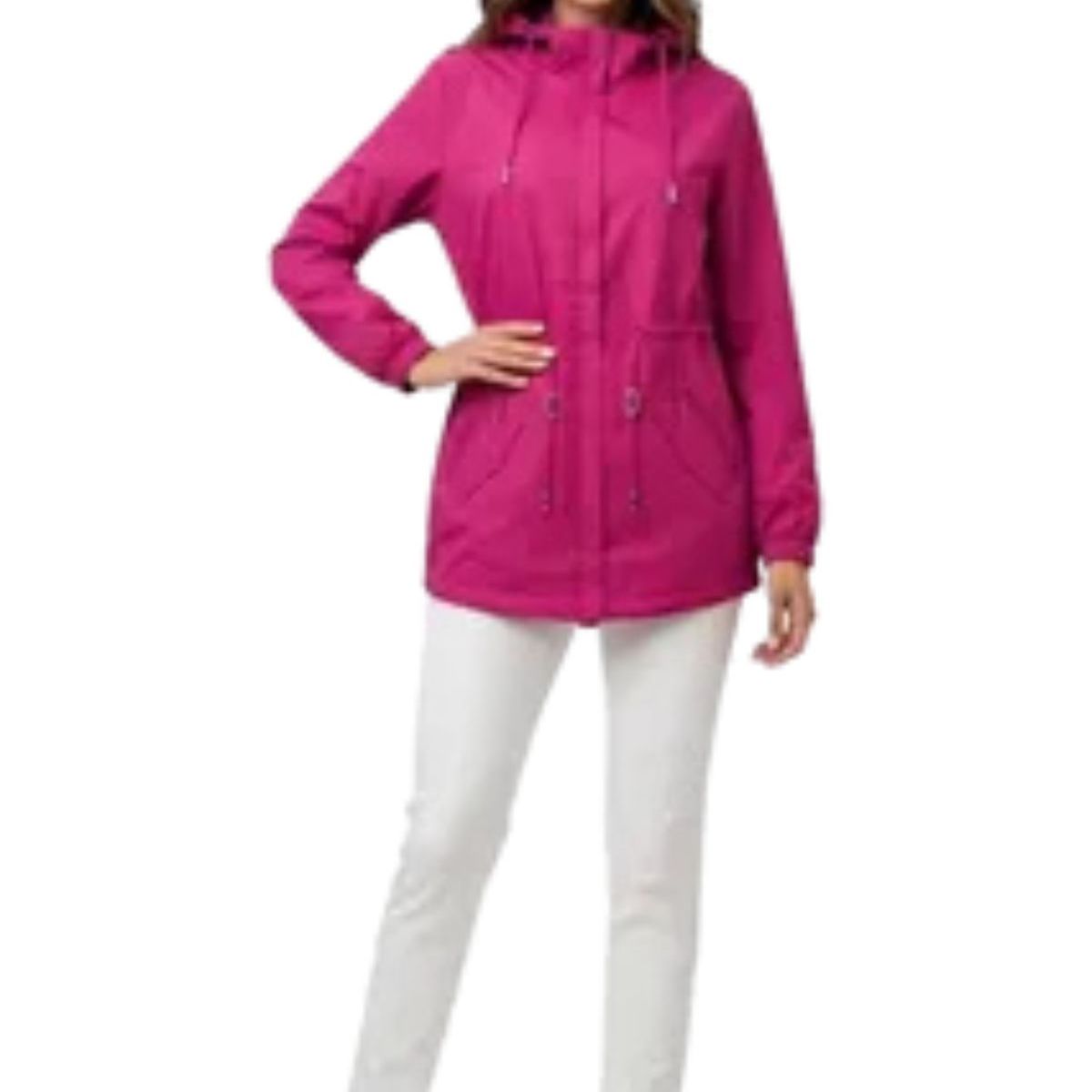 LOOK SHOP - Corta Viento Mujer Parka Liviana Chaqueta Gorro H2