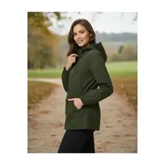 LOOK SHOP - Corta Viento Mujer Parka Liviana Chaqueta Gorro H2