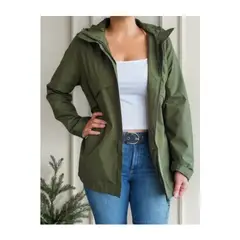 LOOK SHOP - Corta Viento Mujer Parka Liviana Chaqueta Gorro H2