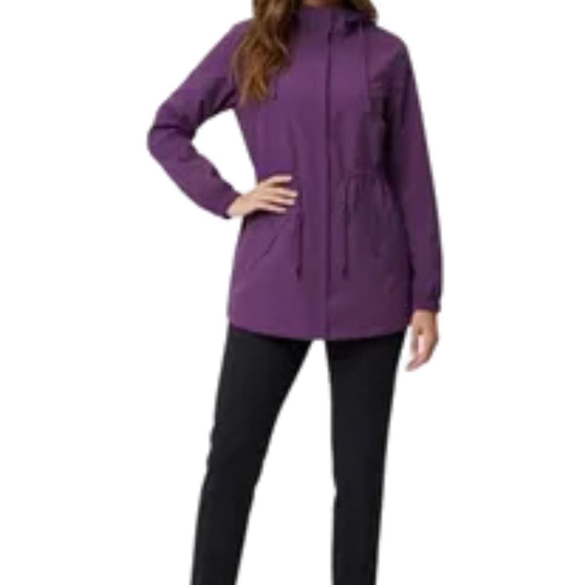 LOOK SHOP - Corta Viento Mujer Parka Liviana Chaqueta Gorro H2