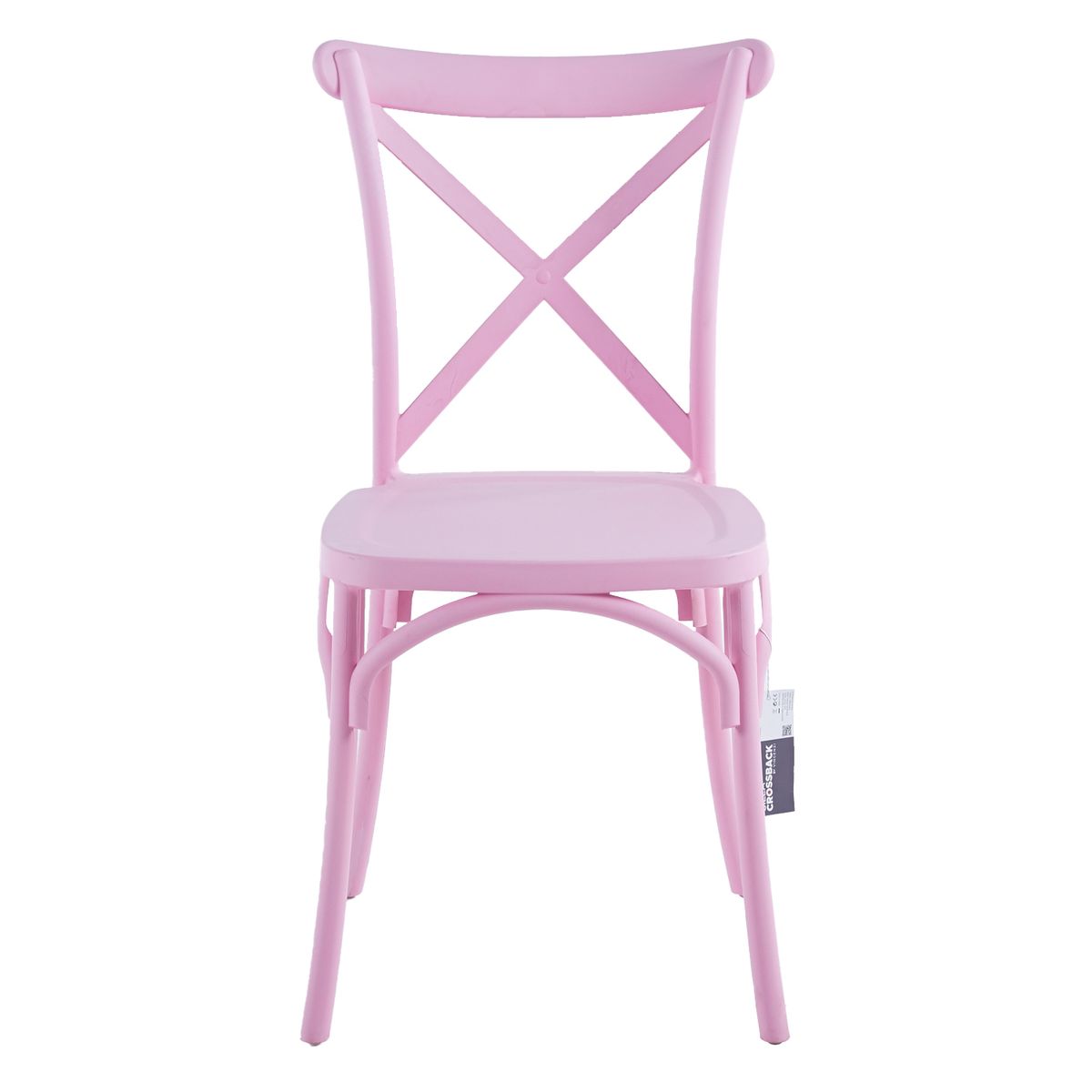 VINCENZI - Silla Crossback Rosada