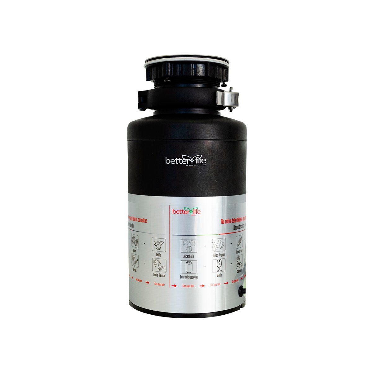 BETTERLIFE - Triturador de Basura para lavaplatos 390w
