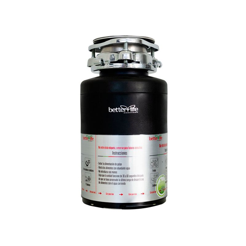 BETTERLIFE - Triturador de Basura para lavaplatos 560 w