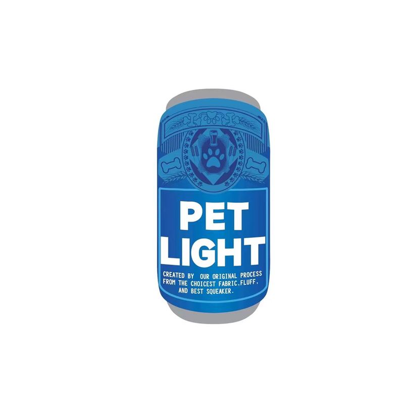 COLOR LAB - Peluche para perro con forma de lata de cerveza COLOR LAB