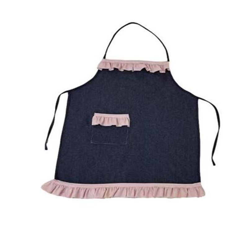 GIOS - Pechera Infantil  Mezclilla Apli Rosa