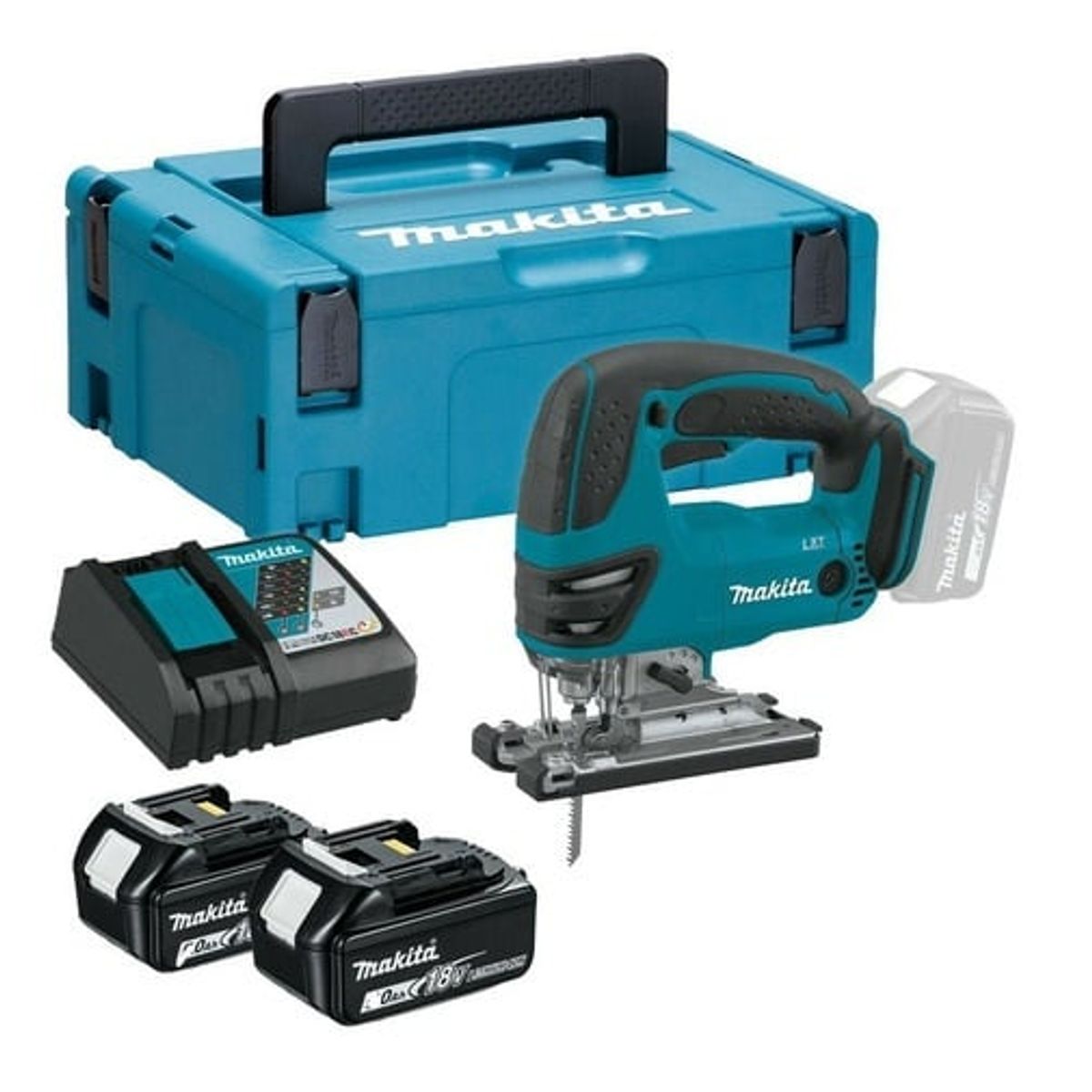 MAKITA - Sierra Caladora 18v Inalámbrica  Maleta Makita Djv180rfe