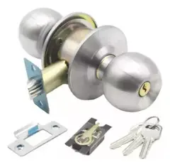 GENERICO - Chapa Pomo para puertas de Dormitorio Oficina