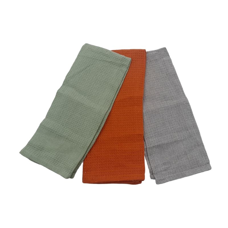 MOGA - Paños De Cocina Set 3 Pcs toalla genero 70x40cm
