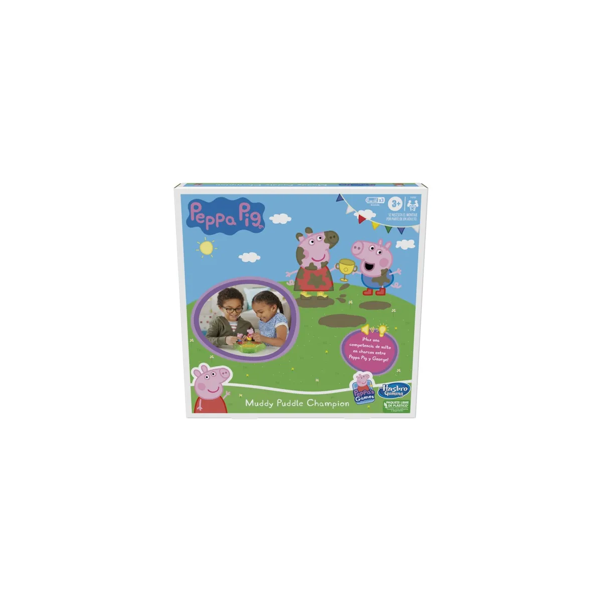 HASBRO - Peppa Pig Muddy Puddles - Juego De Mesa - Hasbro