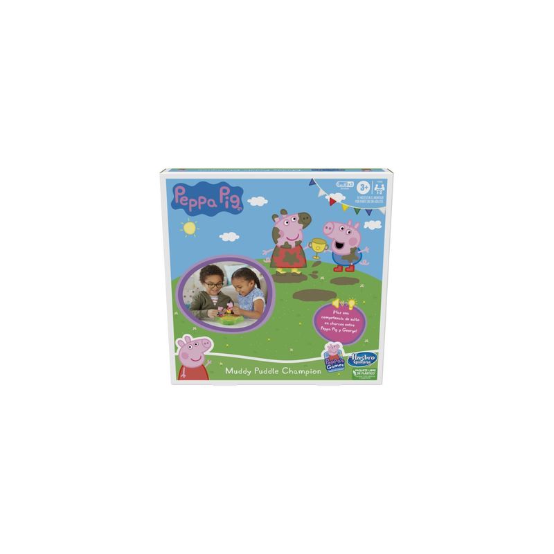 HASBRO - Peppa Pig Muddy Puddles - Juego De Mesa - Hasbro