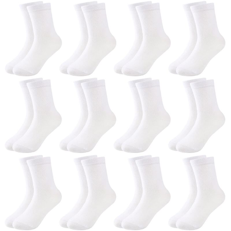 EVERSO - Pack 12 Calcetines Algodón Unisex Niño