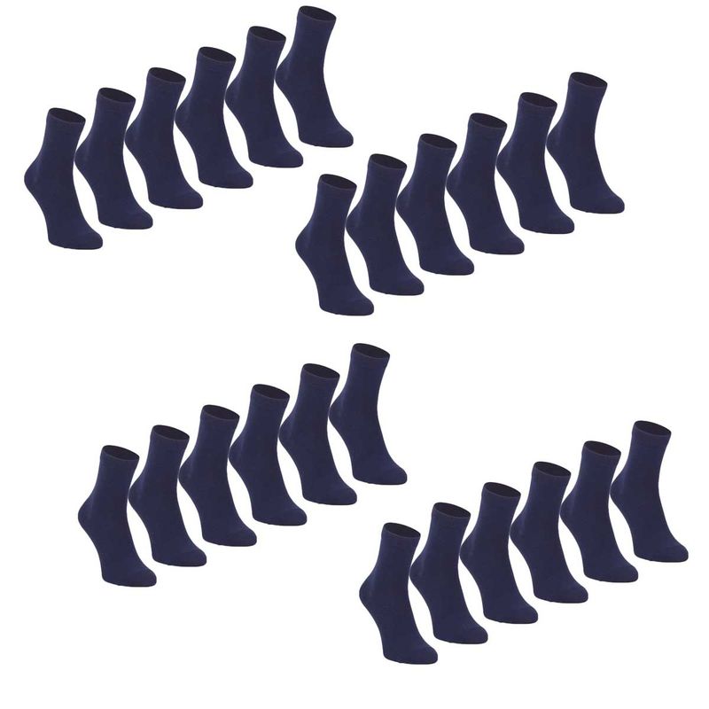 EVERSO - Pack 12 Calcetines Algodón Unisex Niño