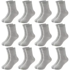 EVERSO - Pack 12 Calcetines Algodón Unisex Niño