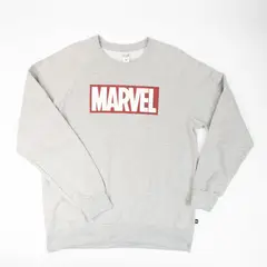 MARVEL - Poleron Hombre Templado Gris