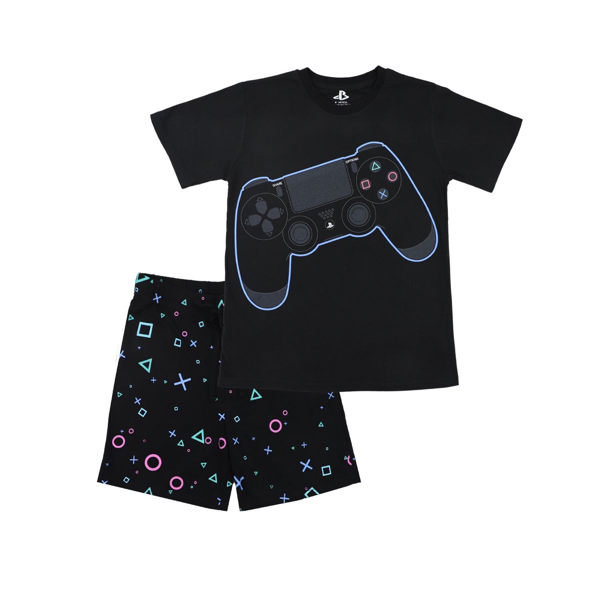PLAYSTATION - Pijama Niño Joystick World Negro Playstation