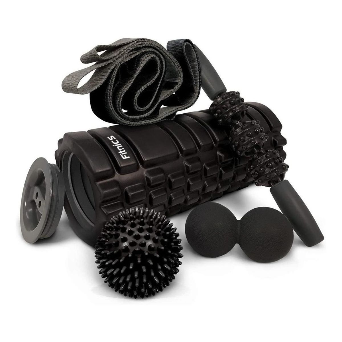 FITNICS - Rodillo +set Completo Elongacion Masaje Fitnics Roller Foam