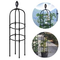 Soporte plantas trepadoras enredaderas rosal Obelisco 115 cms