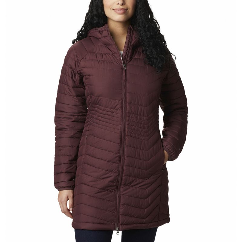 COLUMBIA - Parka Mujer Powder Lite Mid Jkt Rojo COLUMBIA