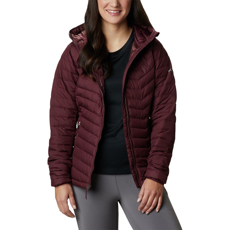 COLUMBIA - Parka Mujer Powder Lite Hooded Burdeo COLUMBIA