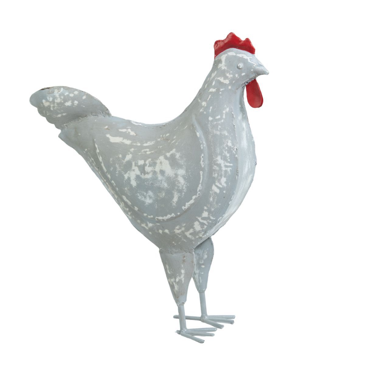 NECTAR - Gallina Decorativa de Metal 45x50cm