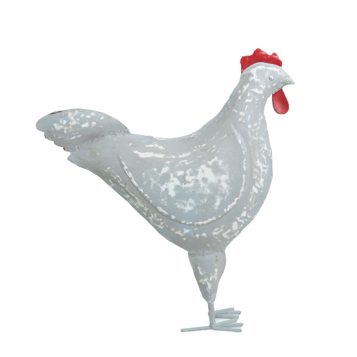 NECTAR - Gallina Decorativa de Metal 45x50cm