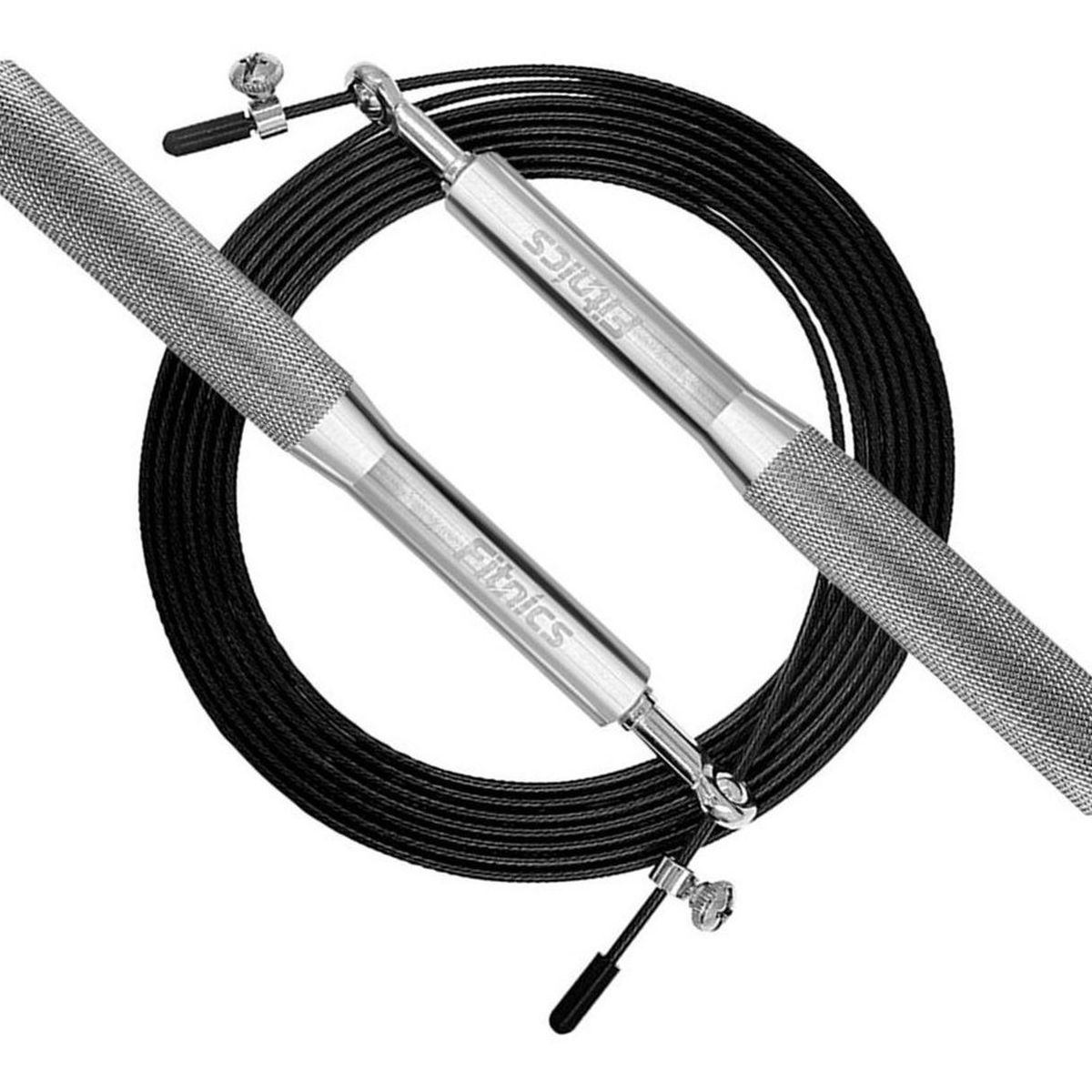 FITNICS - Cuerda Saltar Velocidad Aluminio FitnicsAjustable - Plateado