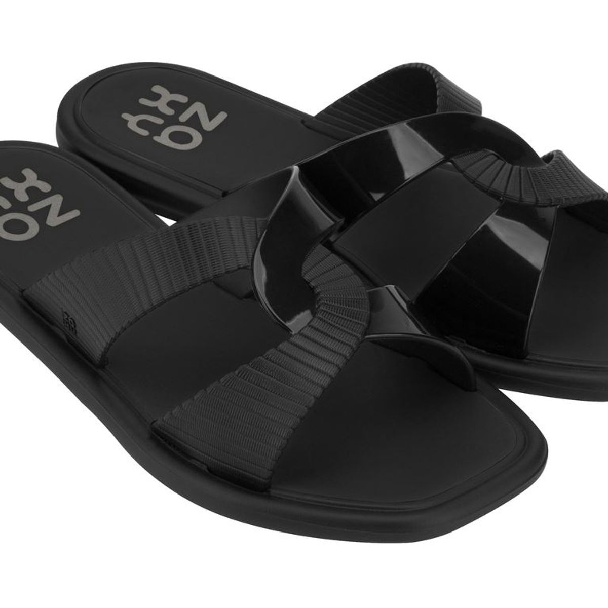 ZAXY - Sandalia Mujer Negro  Momento 333 Zaxy