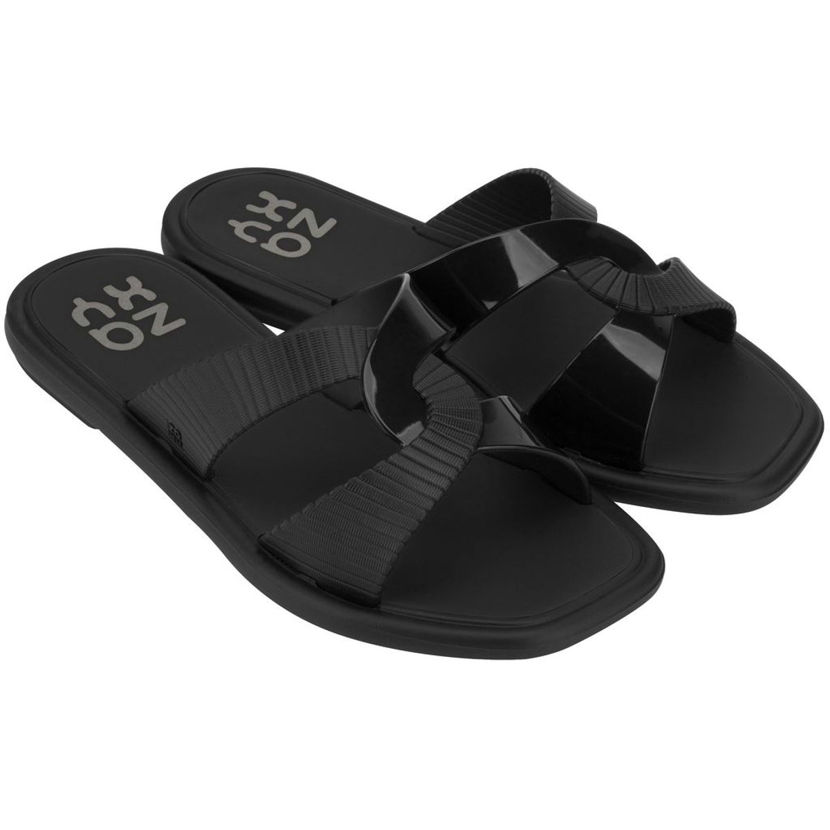 ZAXY - Sandalia Mujer Negro  Momento 333 Zaxy