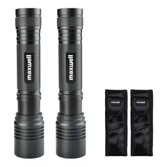 MAXWELL - Linterna Led Set De 2 Bateria Impermeable
