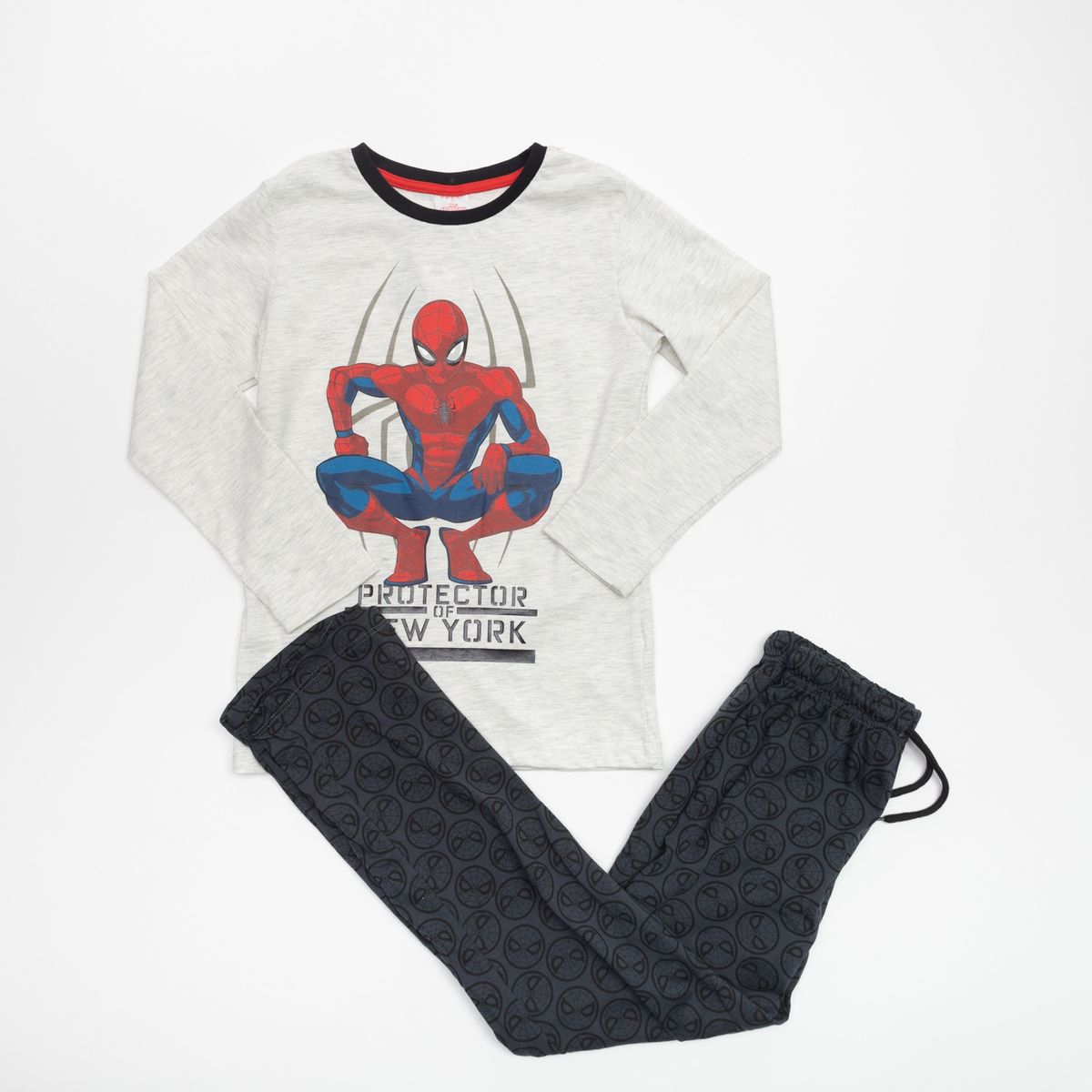 MARVEL - Pijama Niño Spiderman New York Gris Marvel