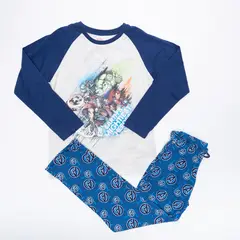 MARVEL - Pijama Niño Avengers Fight Azul