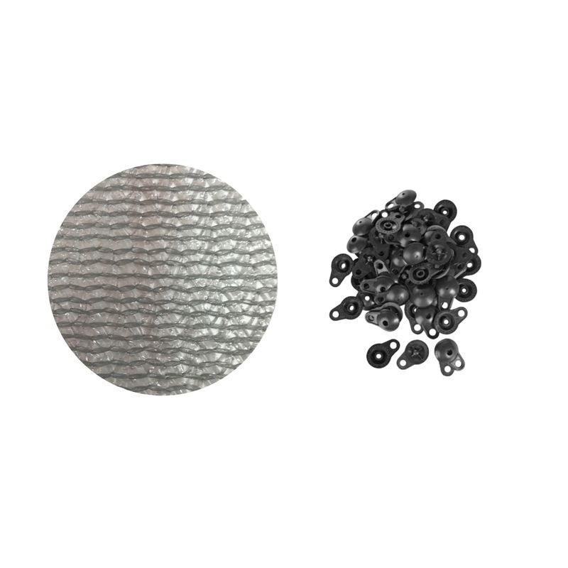 GENERICO - MALLA RASCHEL ROLLO 5MT GRIS 90% 4.20MT IMP-MIMBRAL