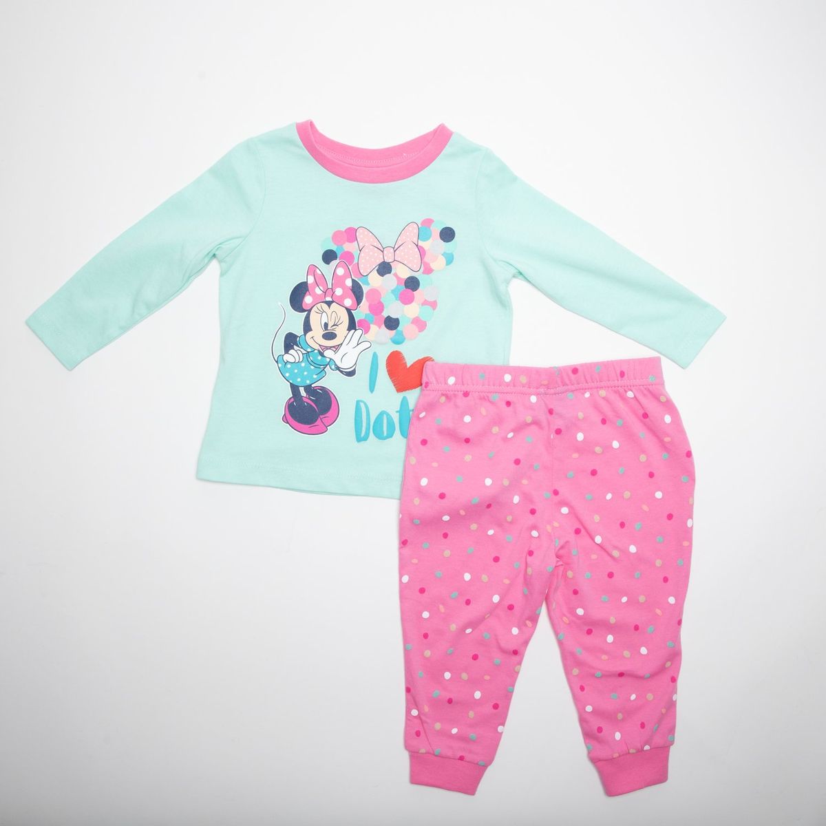 DISNEY - Pijama Niña Minnie Love Dots Rosado Disney
