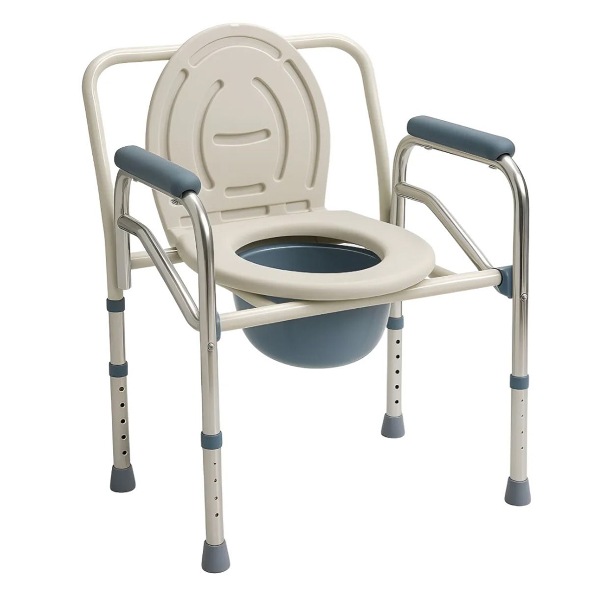 GENERICO - Baño Wc Portátil Plegable Cromado Silla