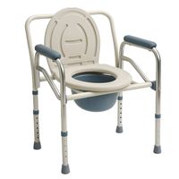 Baño Wc Portátil Plegable Cromado Silla