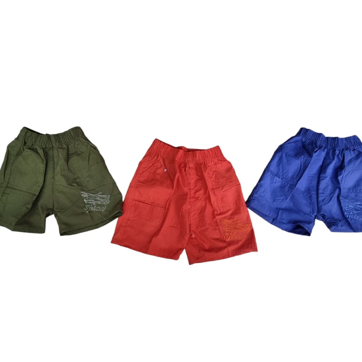 AGW - Pack 3 Shorts Bebe Niño Algodón.