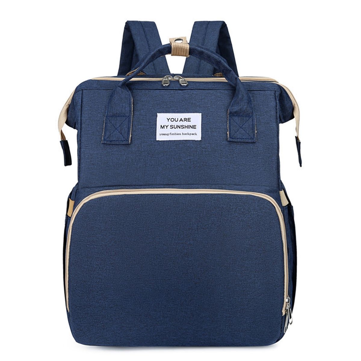 GENERICO - Mochila 3 En 1 Pañalera Cuna Y Mudador Portátil Para Bebés