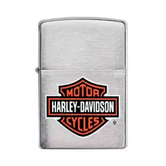 ZIPPO - Encendedor Harley Davidson Logo Naranja Zp200hdh252