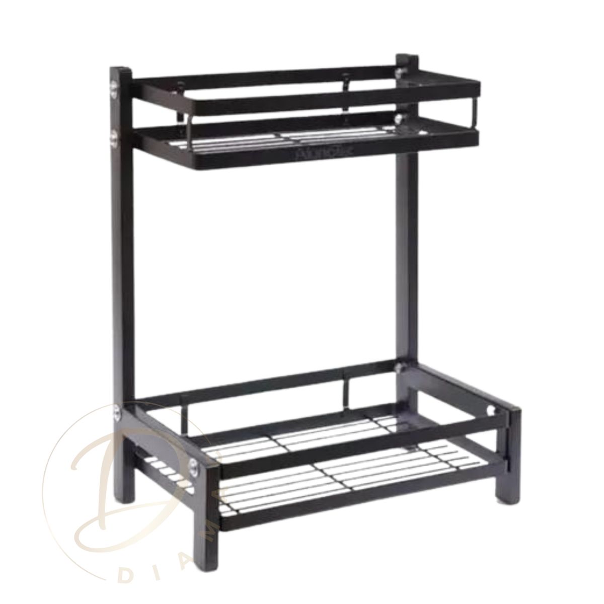 GENERICO - Rack Organizador de Especias De 2 Niveles Metal Organizador de Cocina