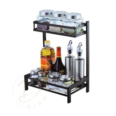 Imagen 2 del producto Rack Organizador de Especias De 2 Niveles Metal Organizador de Cocina