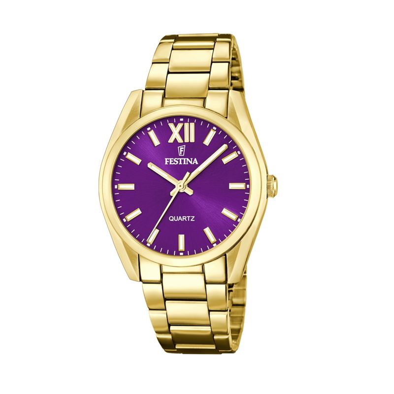 FESTINA - Reloj F20640/3 Festina Morado Mujer Boyfriend Collection