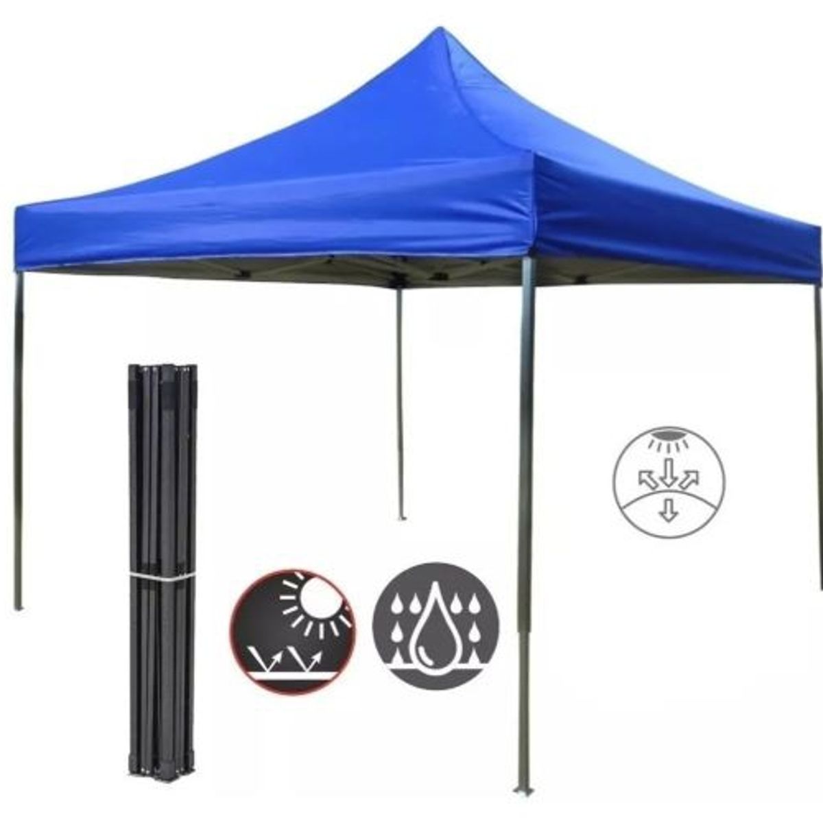 GENERICO - Toldo Plegable 3x3 Impermeable