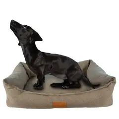 PETWOOW - Cama para mascotas perros y gatos Luna 80x55x23 cm M