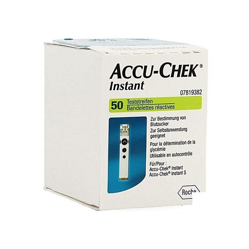 GENERICO - Cintas Para Glicemia Accu - Chek 50Tiras Reactiva