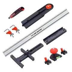 KWB - Kit Juego De Regla De Precisión Carpintero 10 Piezas