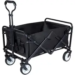 MIABU - Carro de arrastre plegable ajustable con ruedas