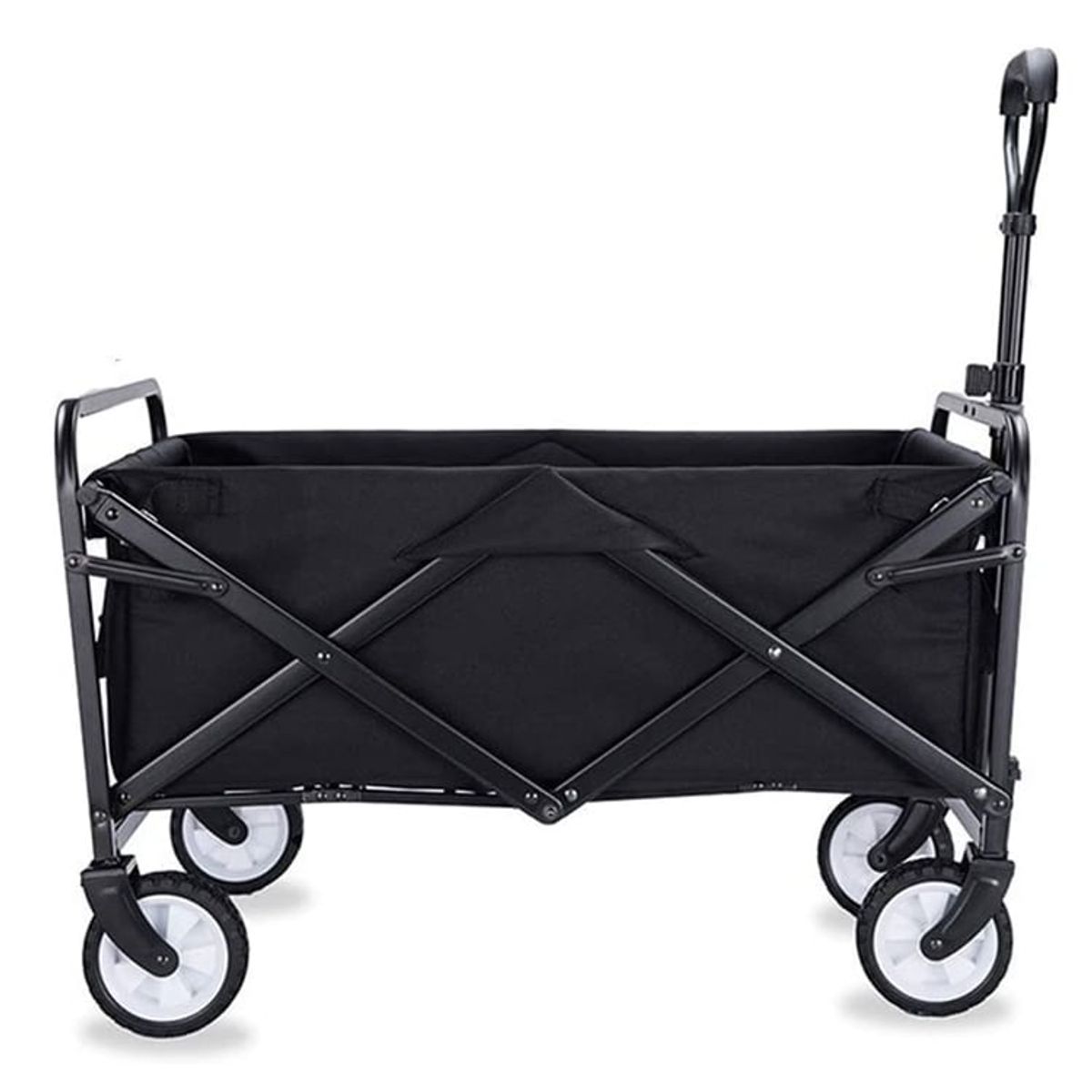 MIABU - Carro de arrastre plegable ajustable con ruedas