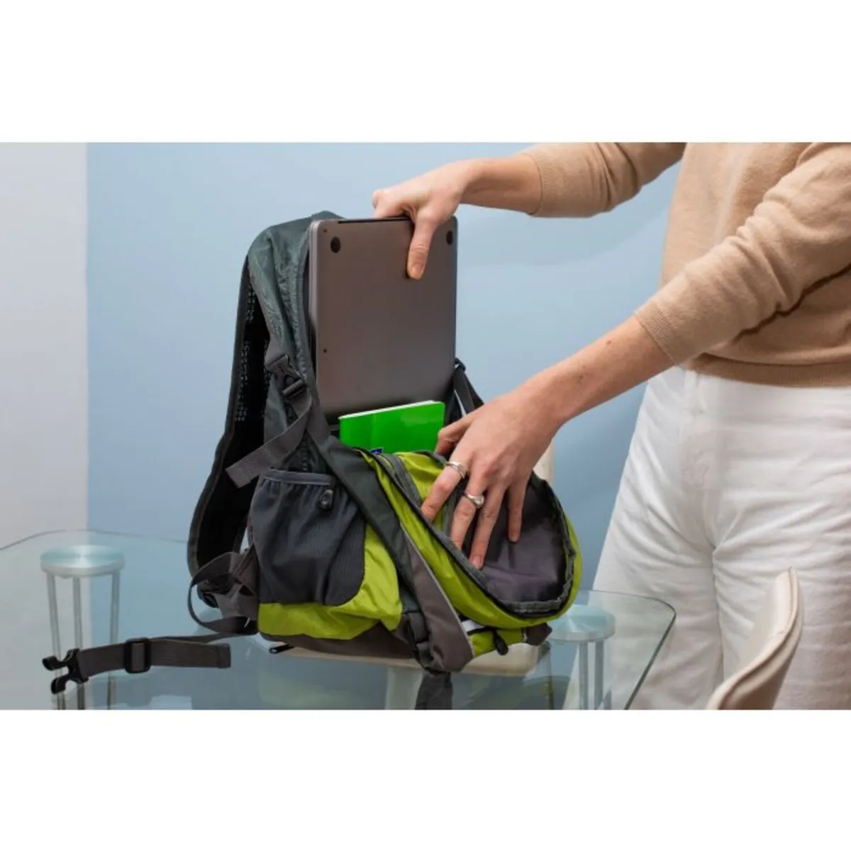 A3D - Mochila para Bicicletas con luces Led Transit Signal Bag
