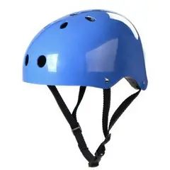 GENERICO - Casco Niños Bicicleta Skate Scooter azul