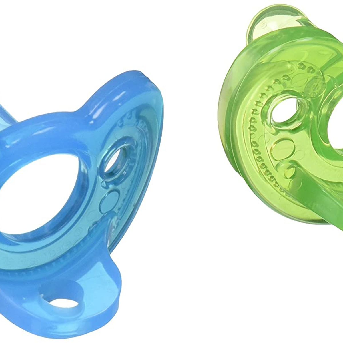 THE FIRST YEARS - PACK 2 CHUPETES DE SILICONA RECIEN NACIDO GUMDROP CELESTE